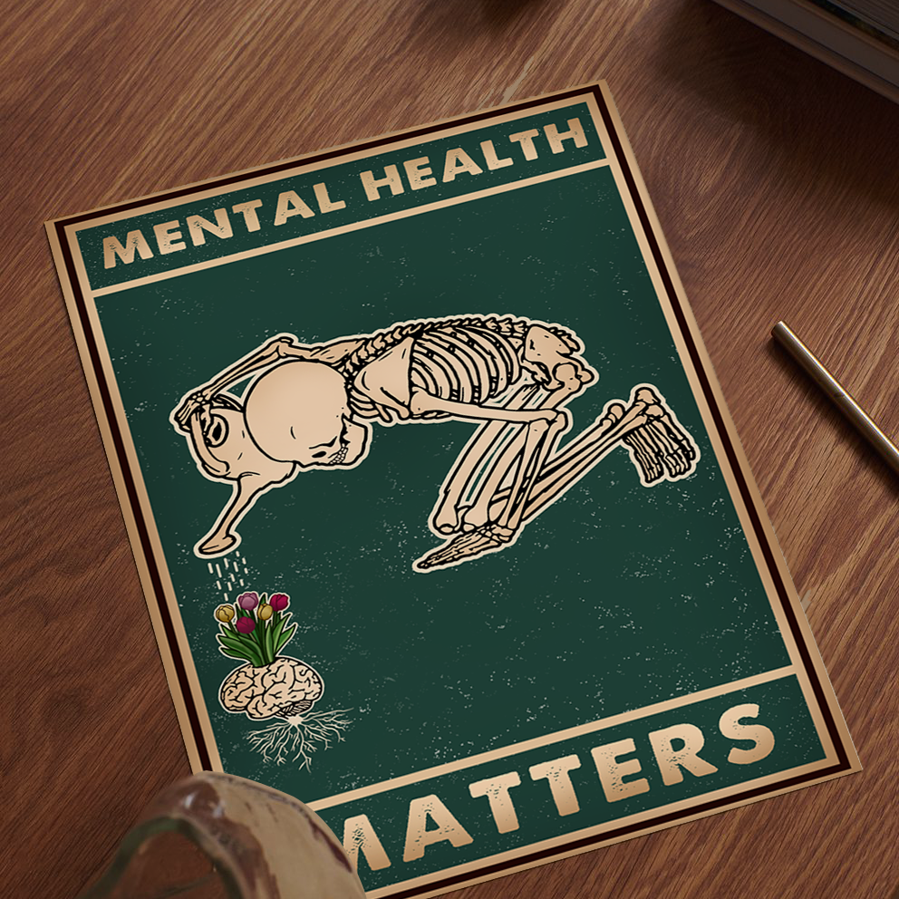 Vintage Mental Health Matters Poster Design 5 (5)