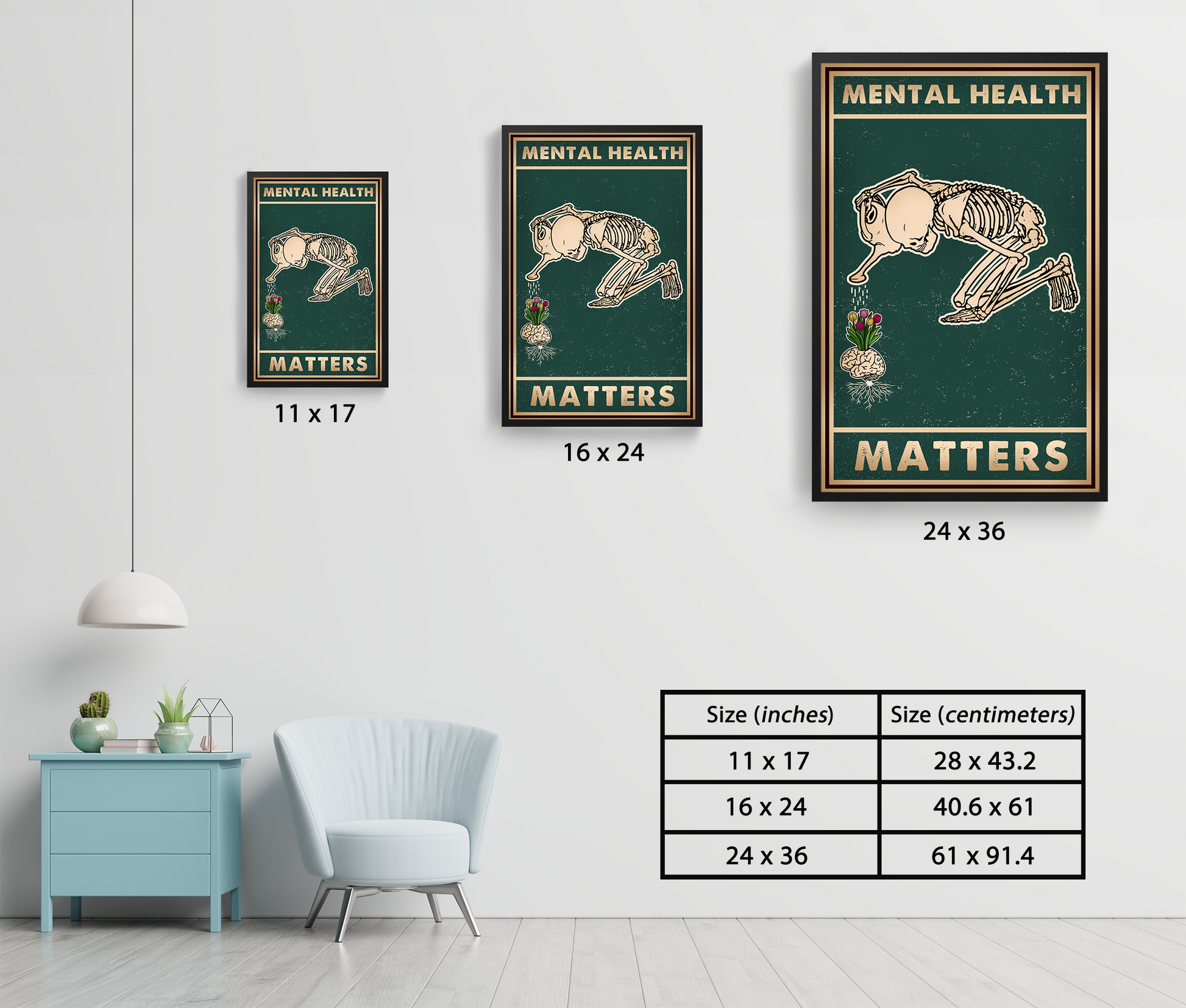 Vintage Mental Health Matters Poster Design 5 (7)