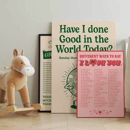 Ways to Say I Love You Positive Affirmation Poster (2)