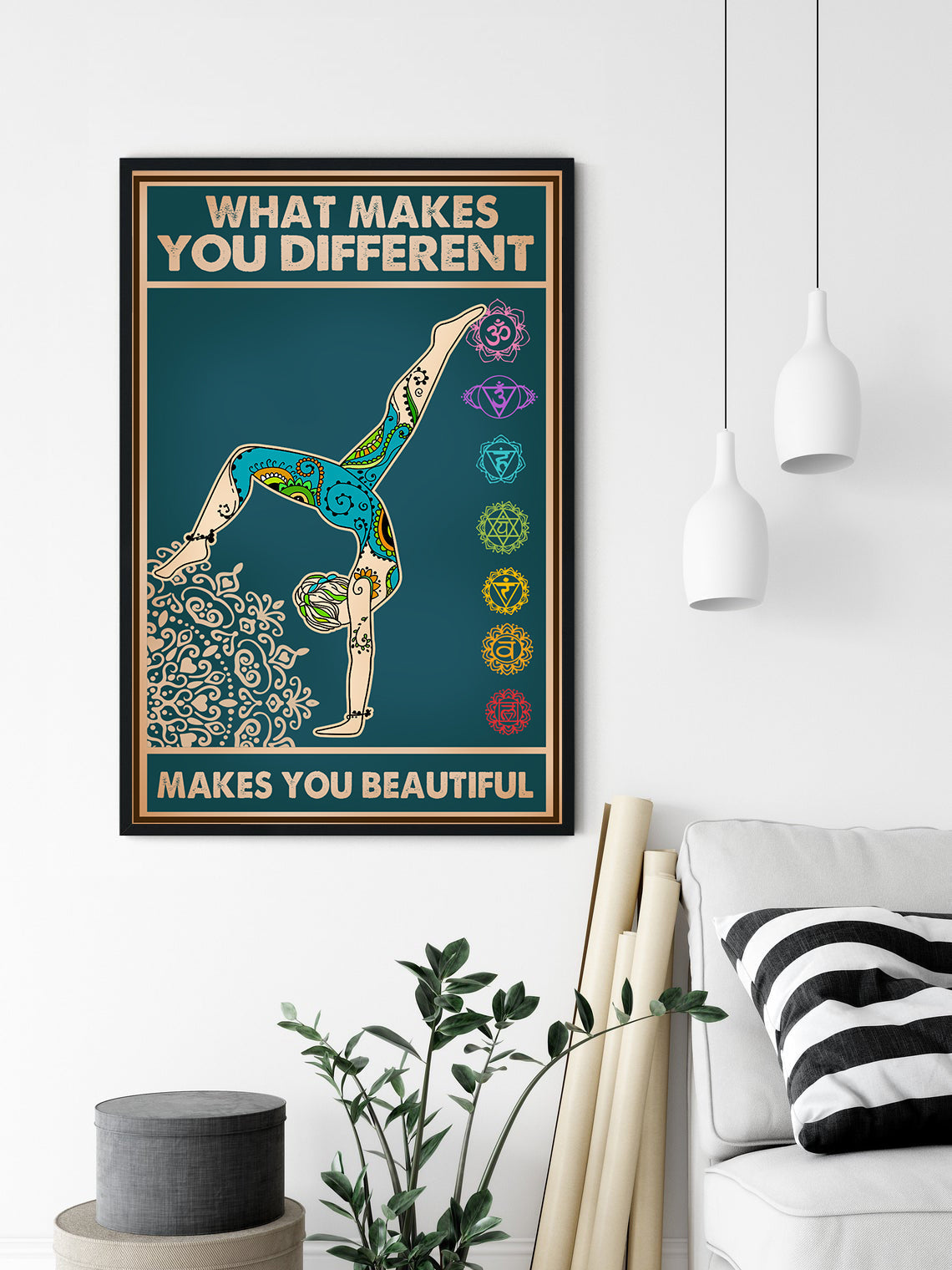 What Makes You Different Yoga Meditation Poster (4)