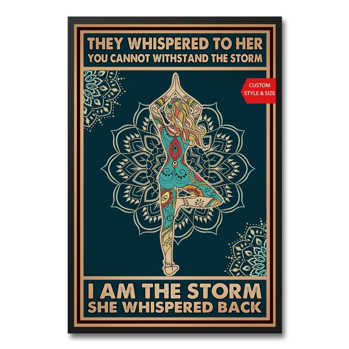 Yoga She Whispered Back Poster