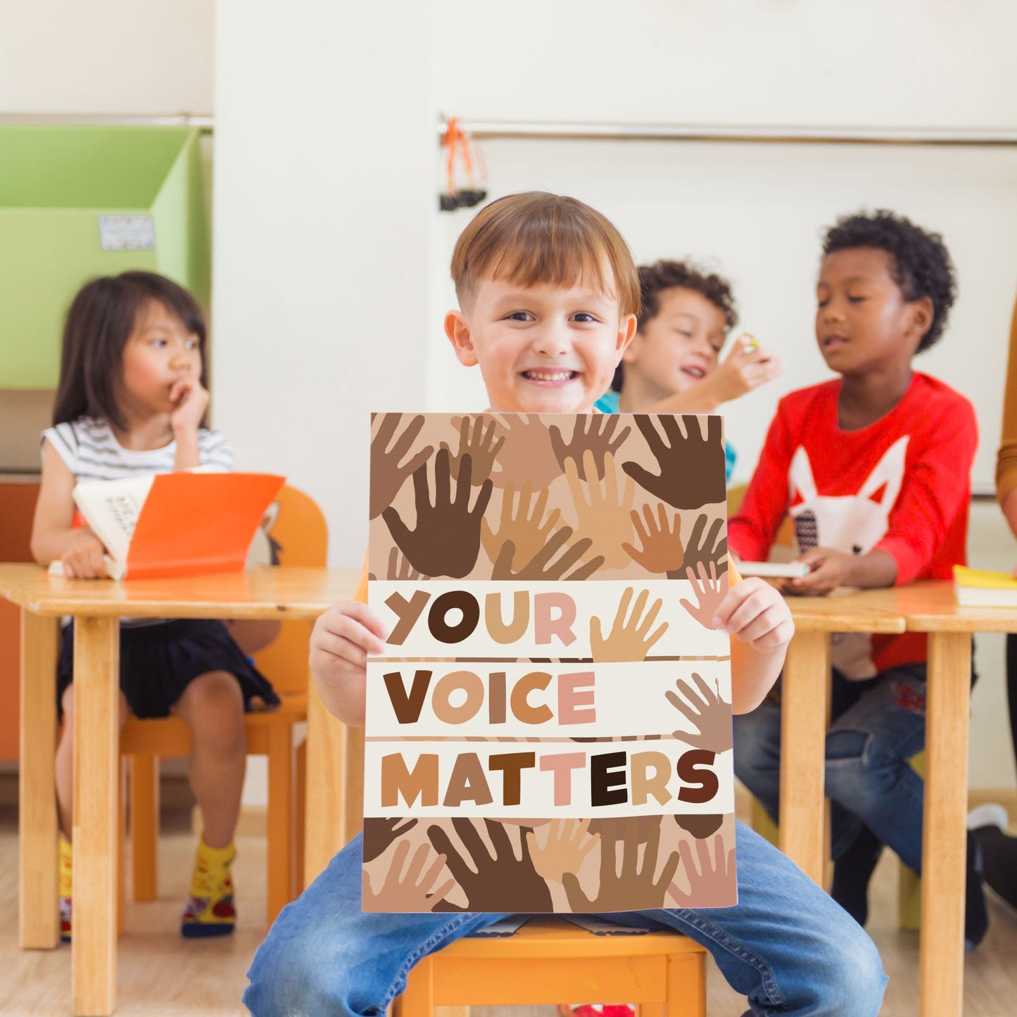 Your Voice Matters Boho Diversity Classroom Poster (4)