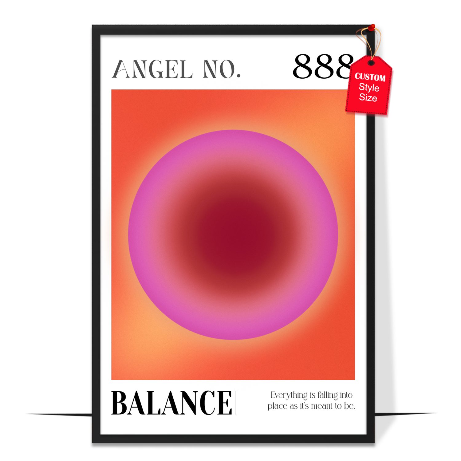 888 Balance Poster