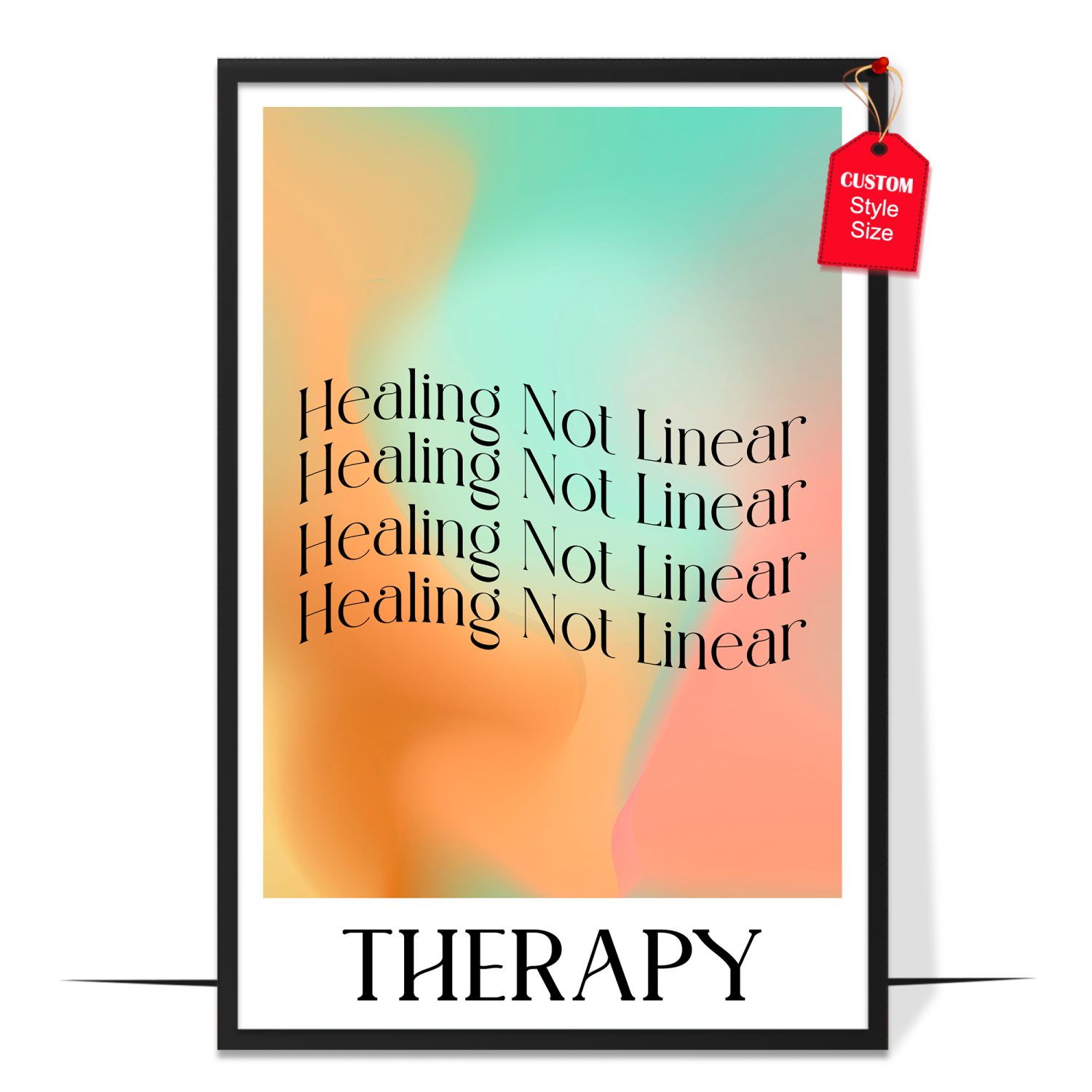 Aura Healing Not Linear Poster