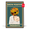 Grow Positive Thoughts Poster Design 2