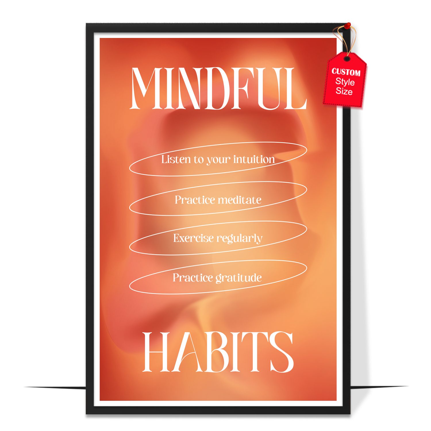 Mindful Habits Poster