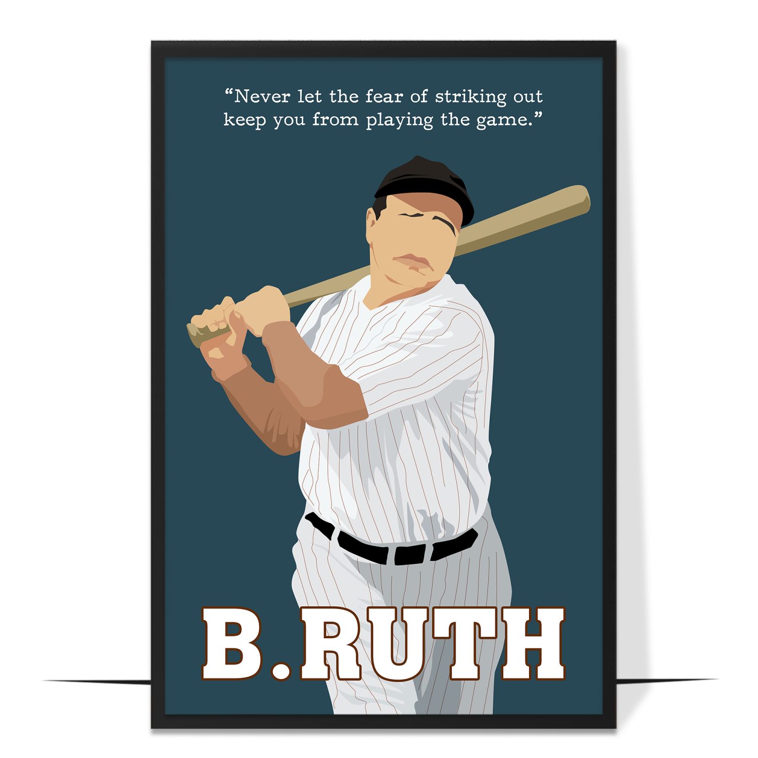 Babe Ruth Motivational Poster