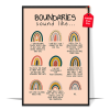 Boho Boundaries Poster