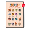 Boho Healthy Coping Skills Poster