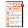 Boho Signs of Unhealed Trauma Poster