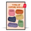 Boho Types of Coping Skills Poster