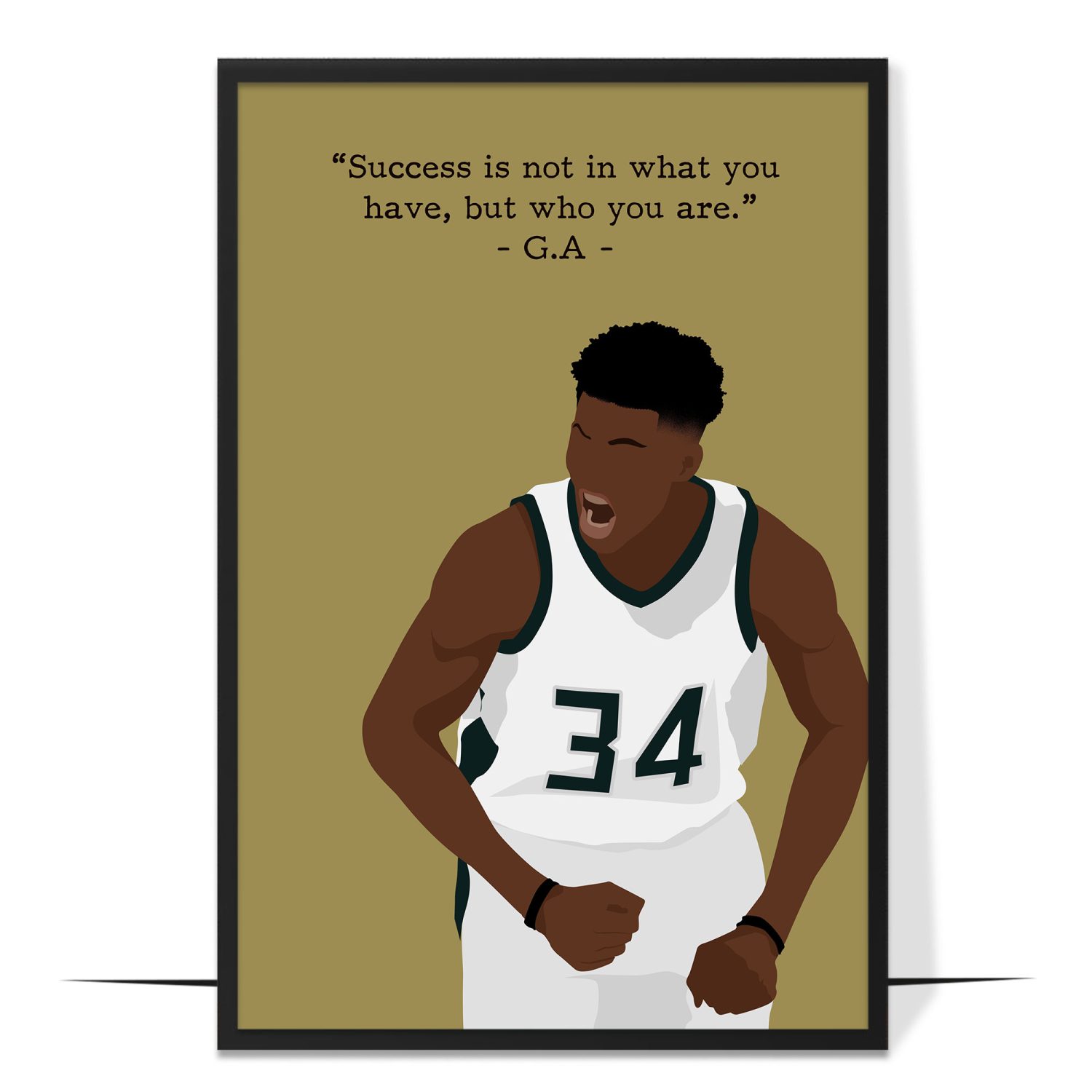 Giannis Antetokounmpo Motivational Poster