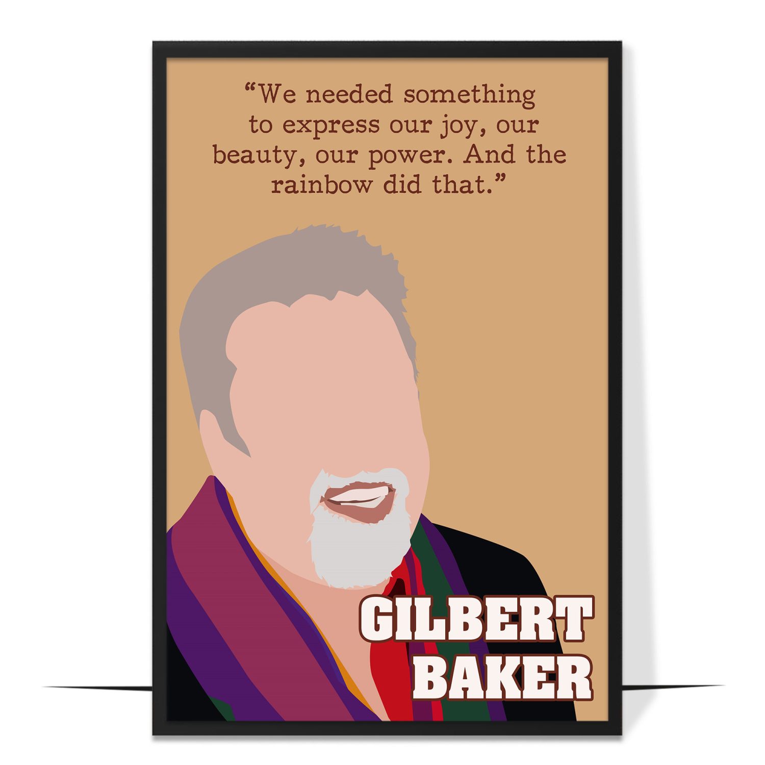 Gilbert Baker Pride Poster