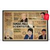 Inspirational Men of Science Quotes Poster