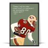 Jerry Rice Rugby Superstar Poster