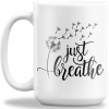 Just Breathe Yoga Coffee Mug