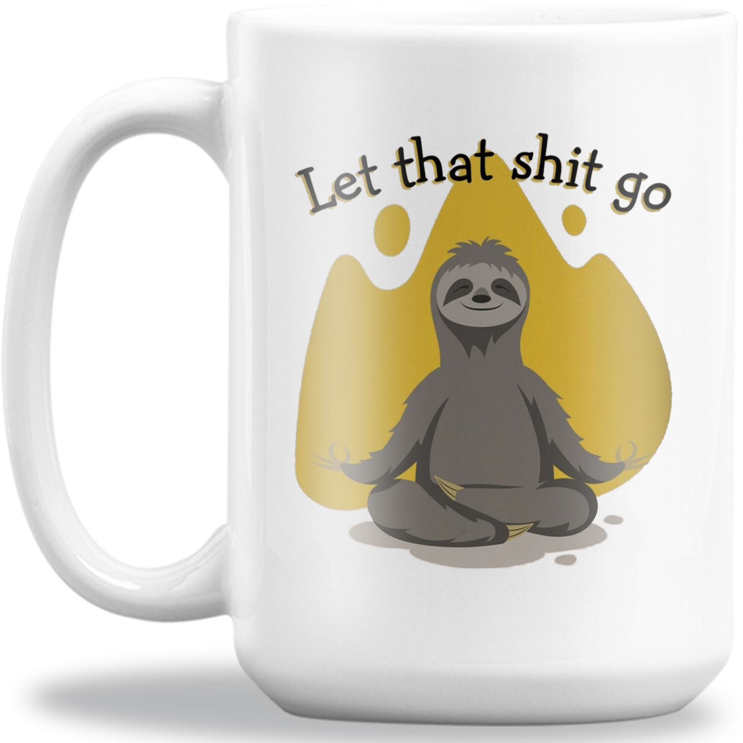 Let That Go Yoga Coffee Mug