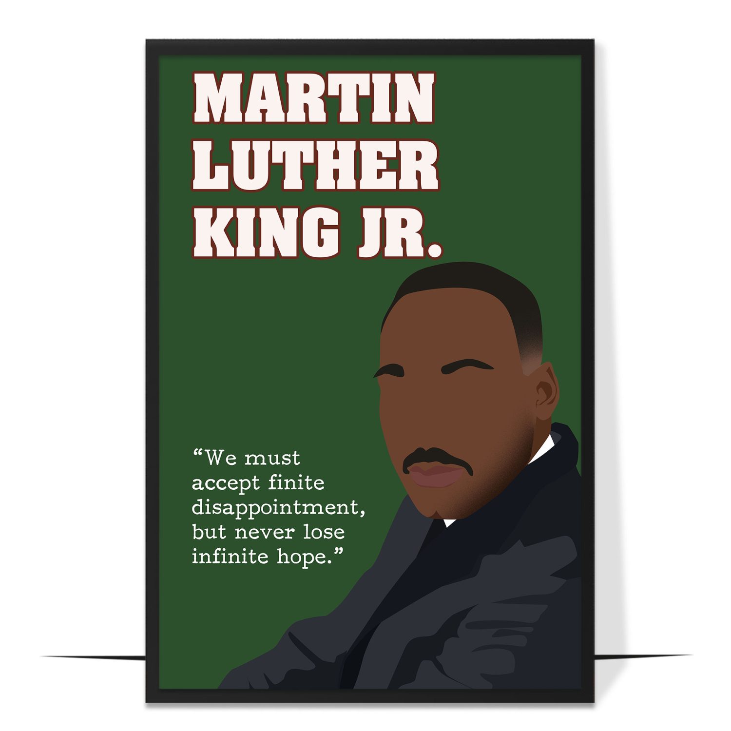 Martin Luther King Black Activist Poster