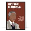 Nelson Mandela Black Activist Poster