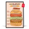 Paragraph Writing Hamburger Model Poster