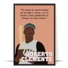 Roberto Clemente Baseball Superstar Poster