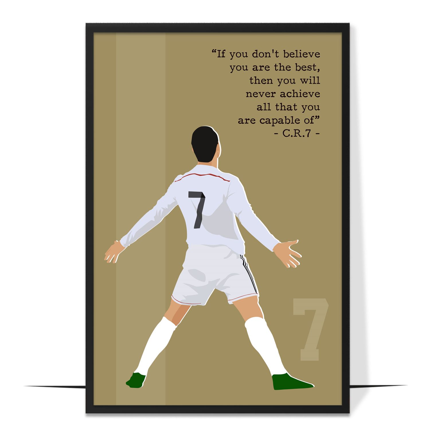 Ronaldo CR7 Motivational Poster