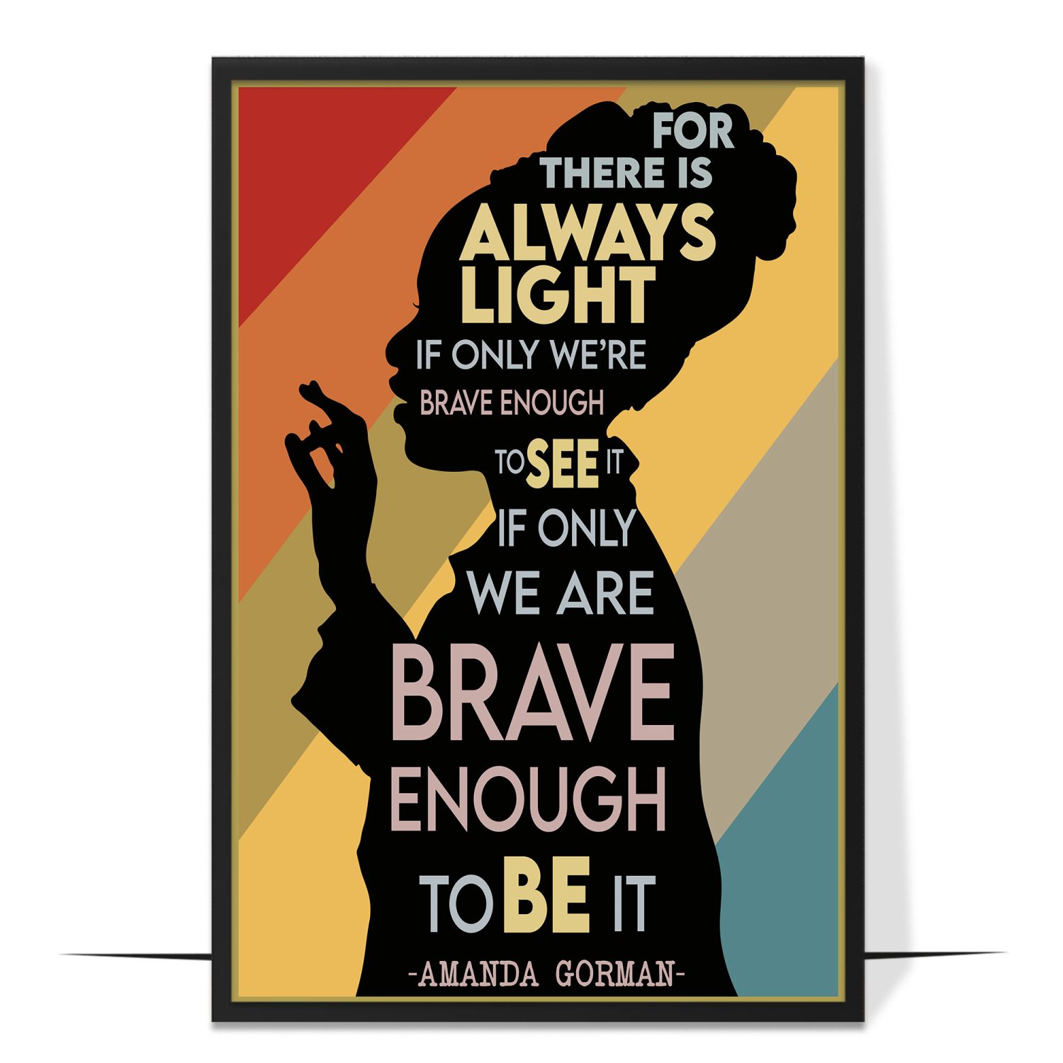 There Is Always Light Poem Poster