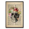 Vintage Skull Anatomy Poster