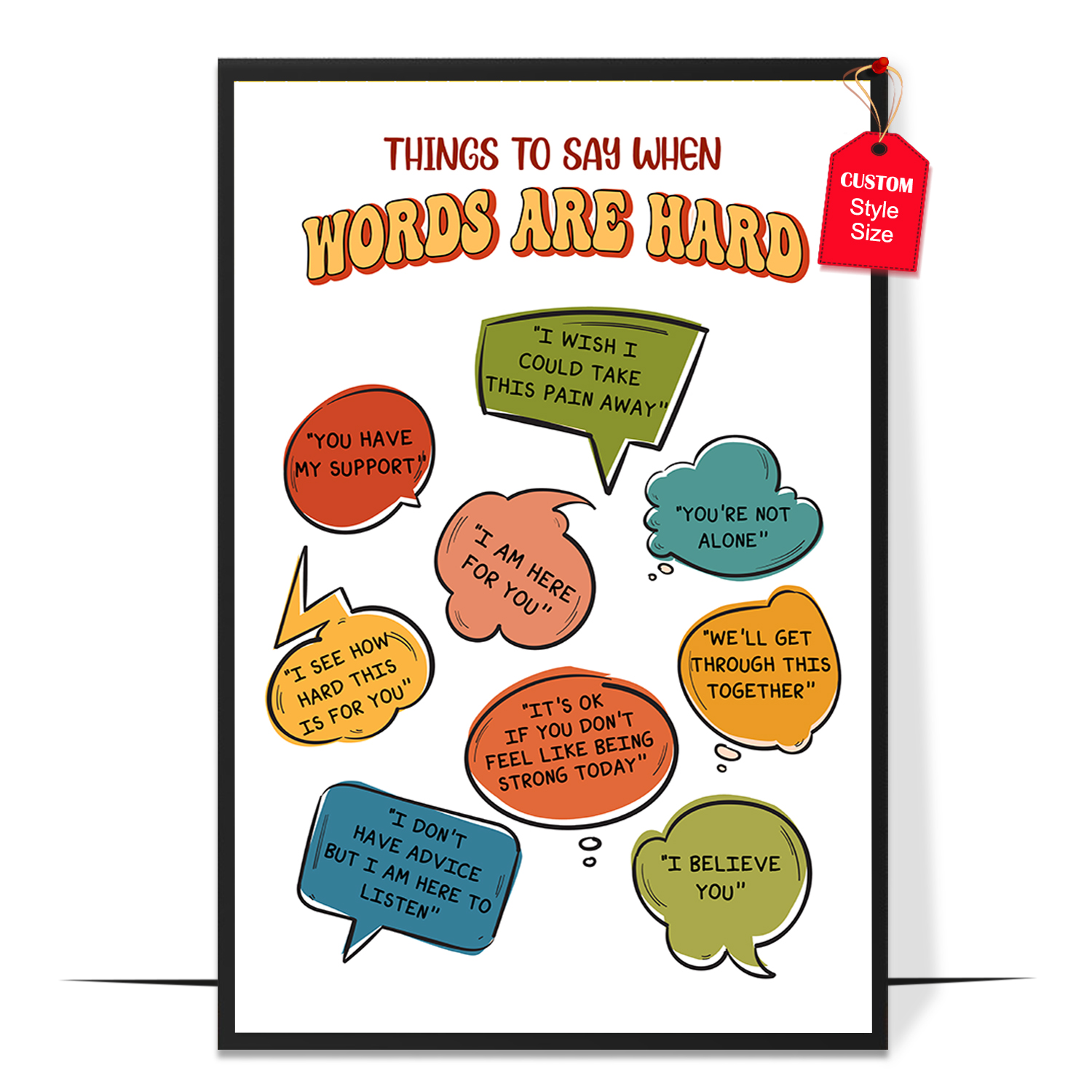 Words of Support Poster
