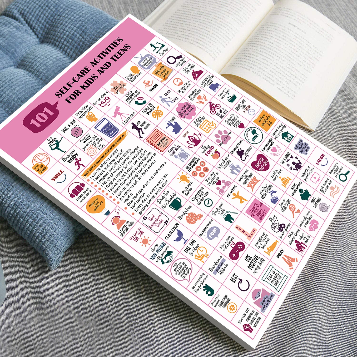 101 Self-Care Activities Mental Health Printable - Image 4