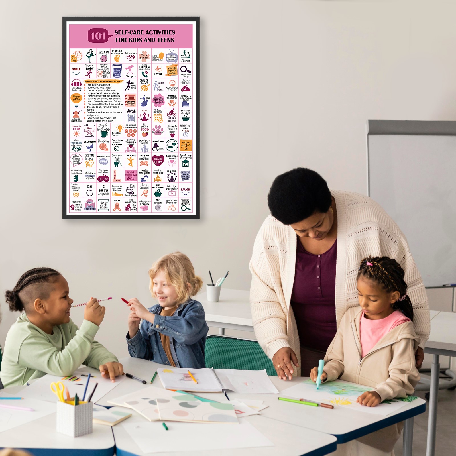 101 Self-Care Activities Mental Health Printable - Image 5