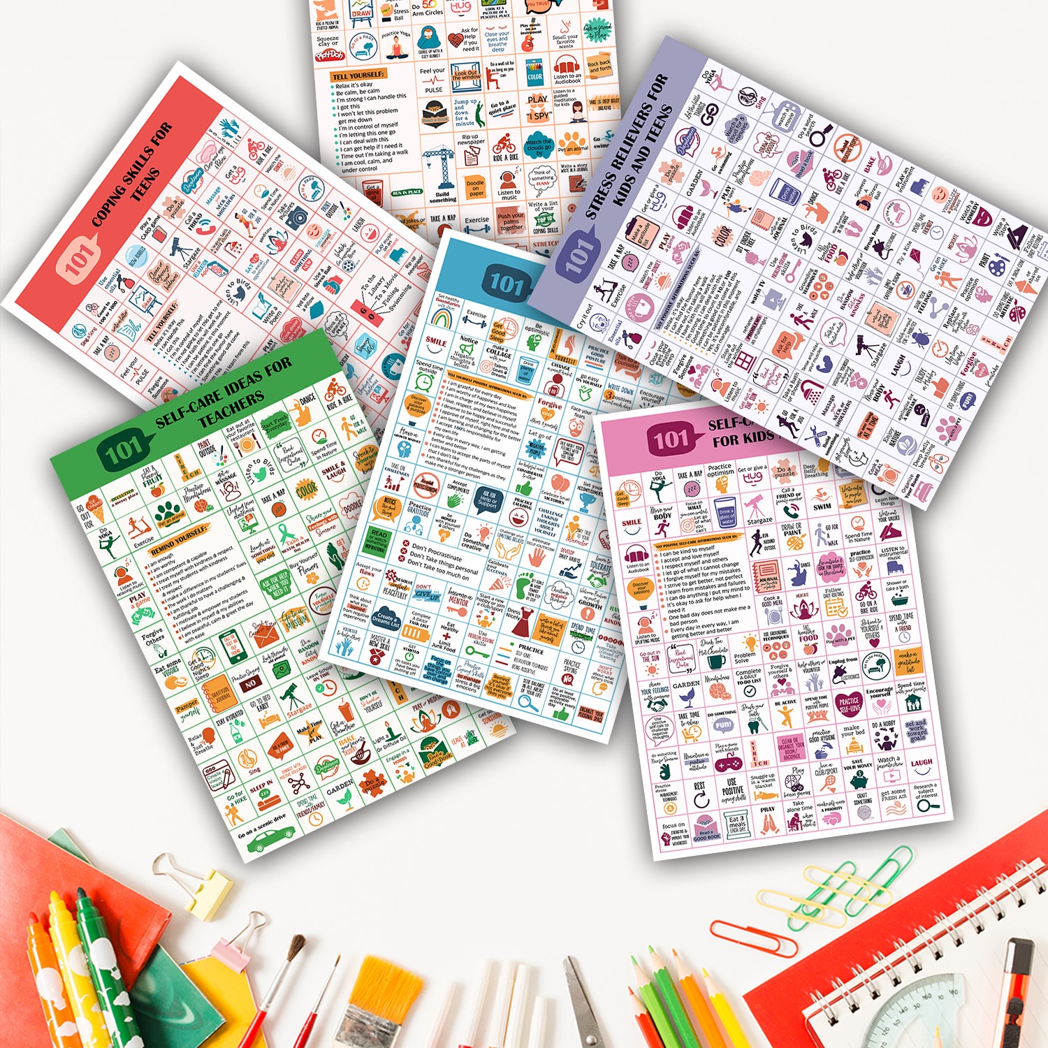 101 Self-Care Activities Mental Health Printable - Image 6