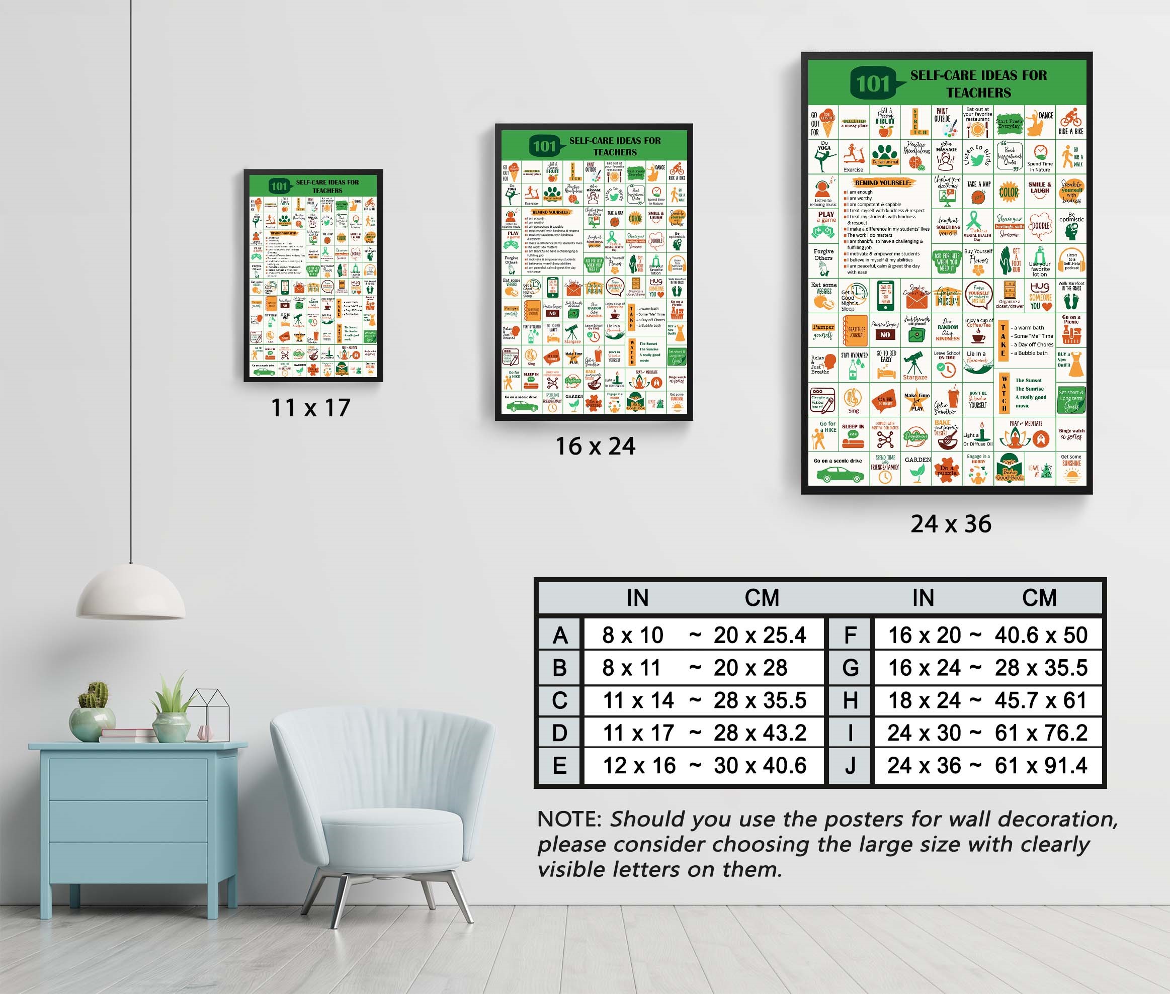 101 Self-Care Ideas Mental Health Printable - Image 7