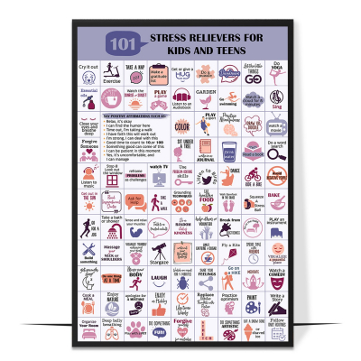 101 Stress Relievers Printable