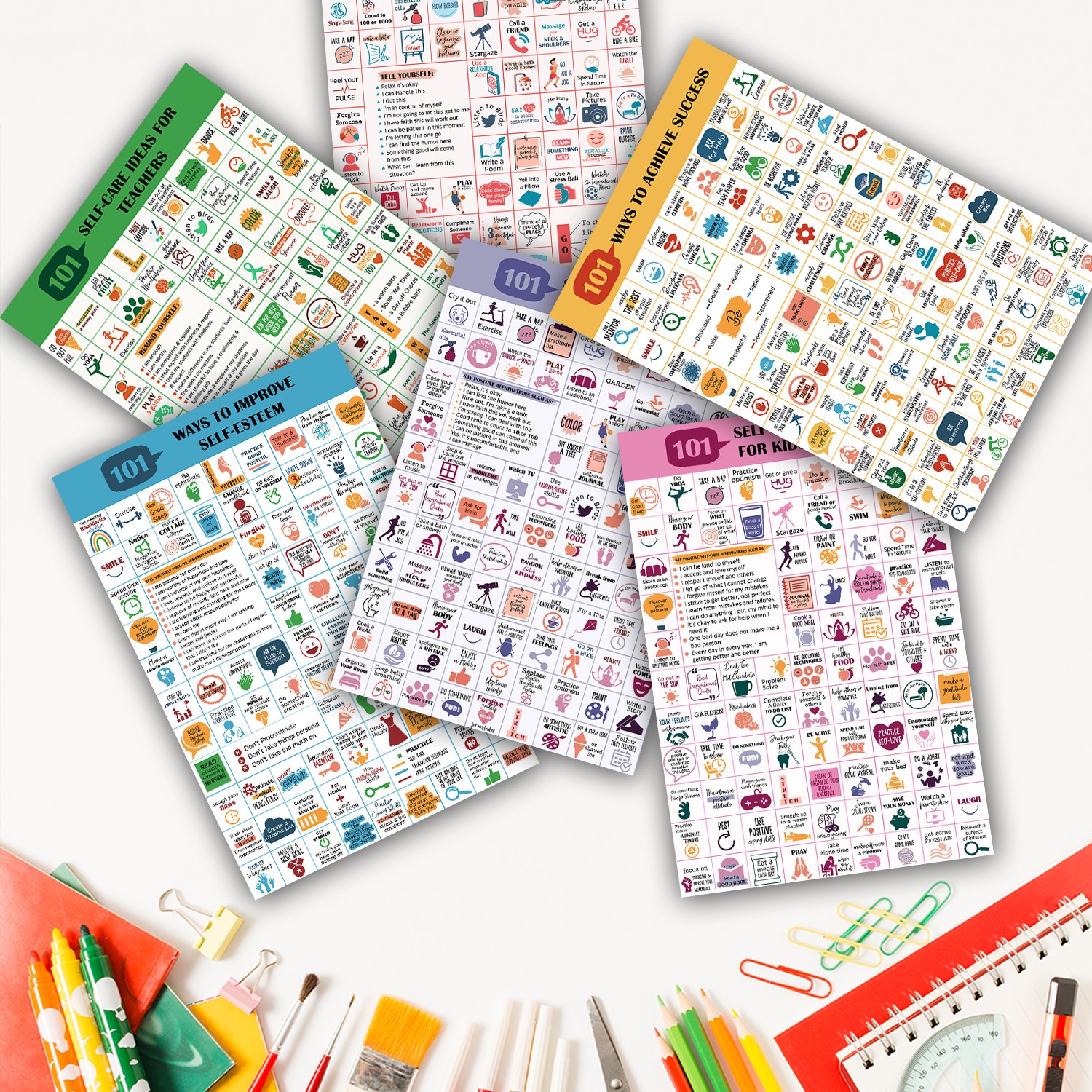 101 Stress Relievers Mental Health Printable - Image 6