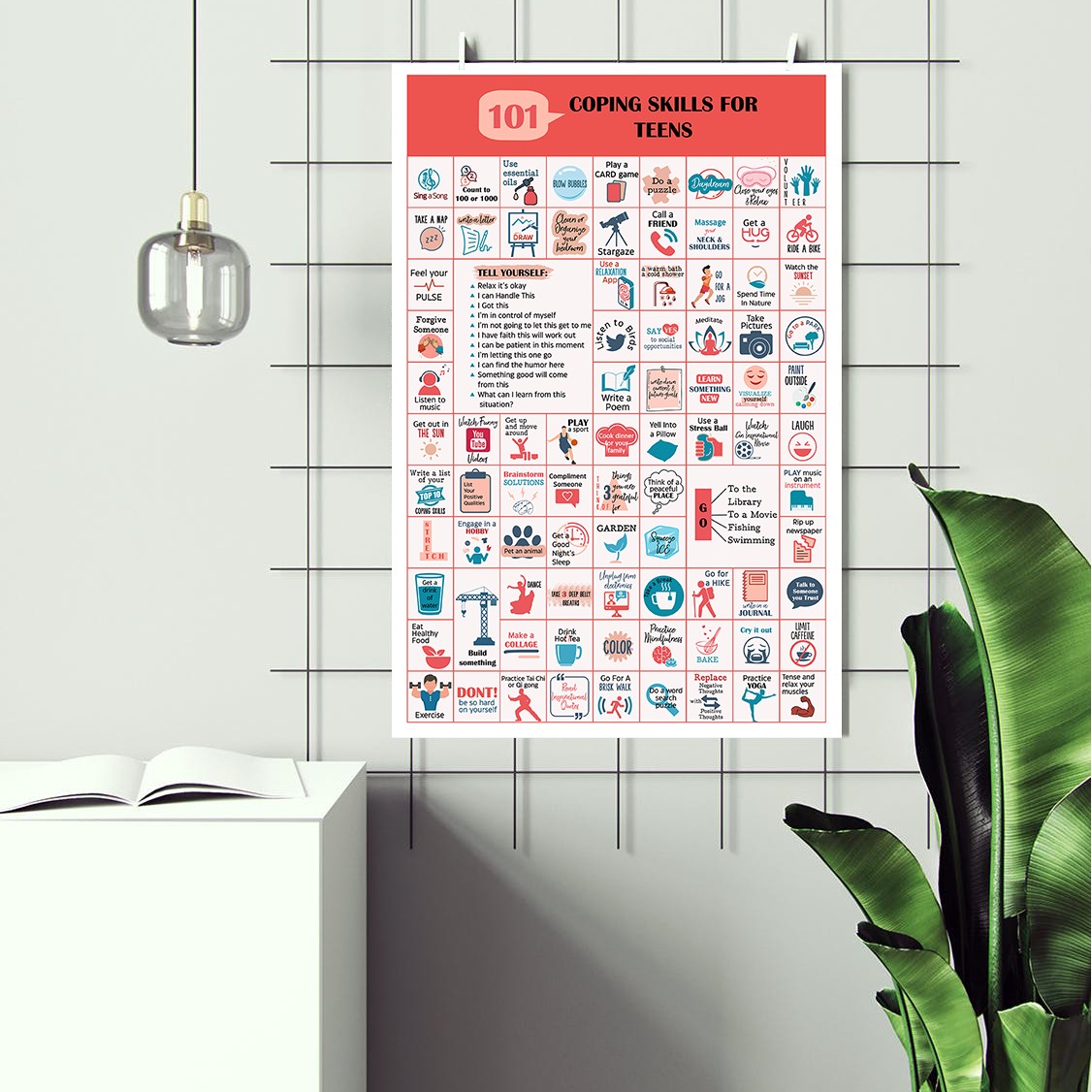 101 Coping Skills Mental Health Printable - Image 3