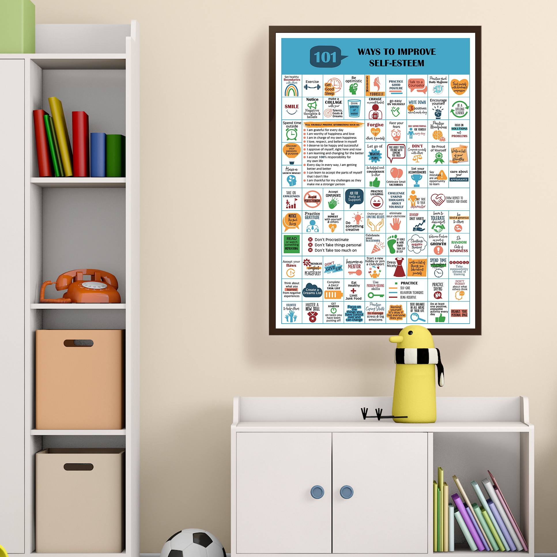101 Ways to Improve Self-Esteem Printable - Image 3