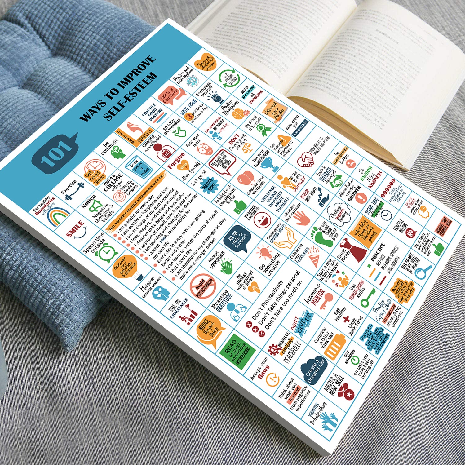 101 Ways to Improve Self-Esteem Printable - Image 4