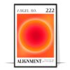 222 Alignment Angel Number Wall Art
