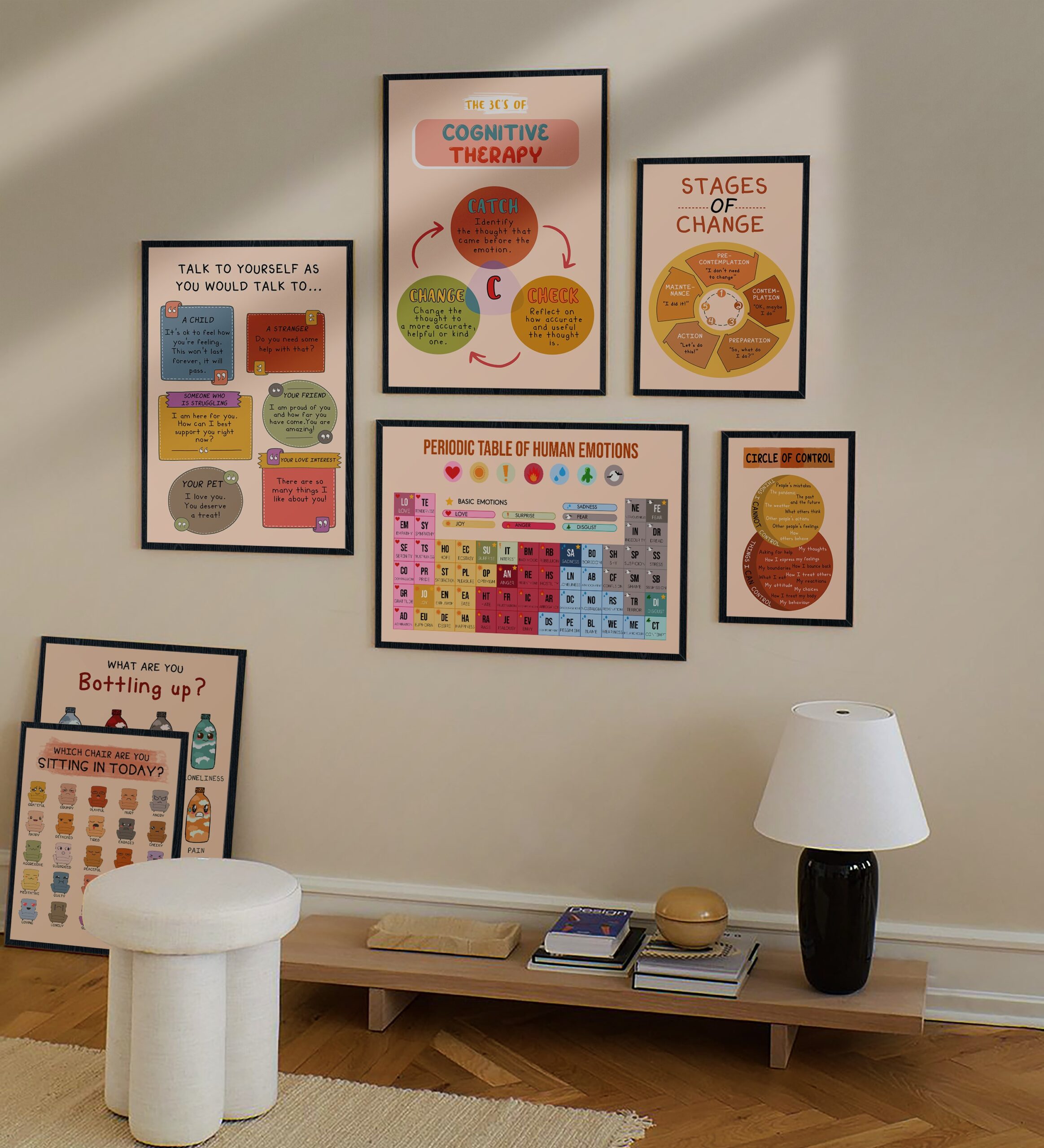 3 C's of Cognitive Boho Mental Health Printable - Image 6