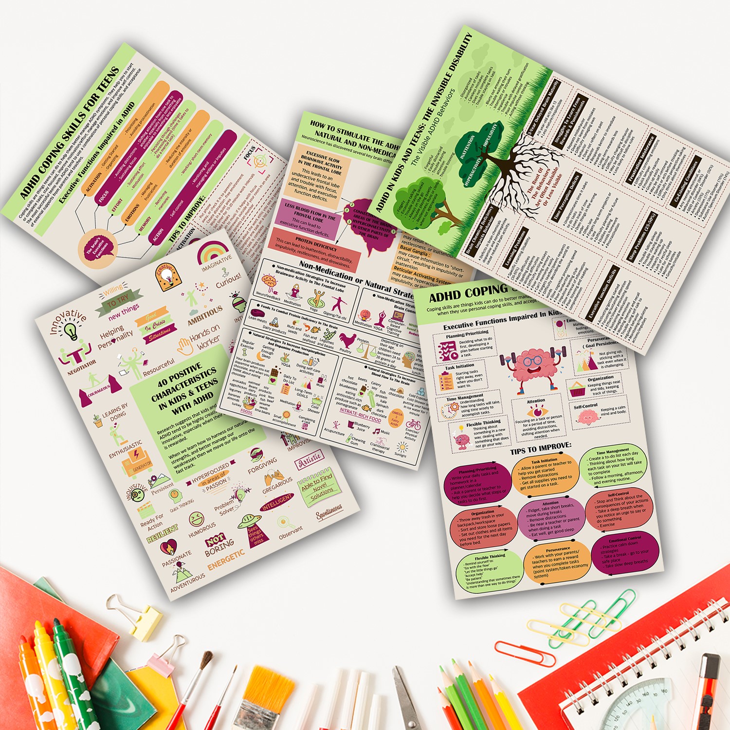 40 Positive Characteristics ADHD Printable - Image 6