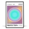 444 Protection Angel Number Wall Art