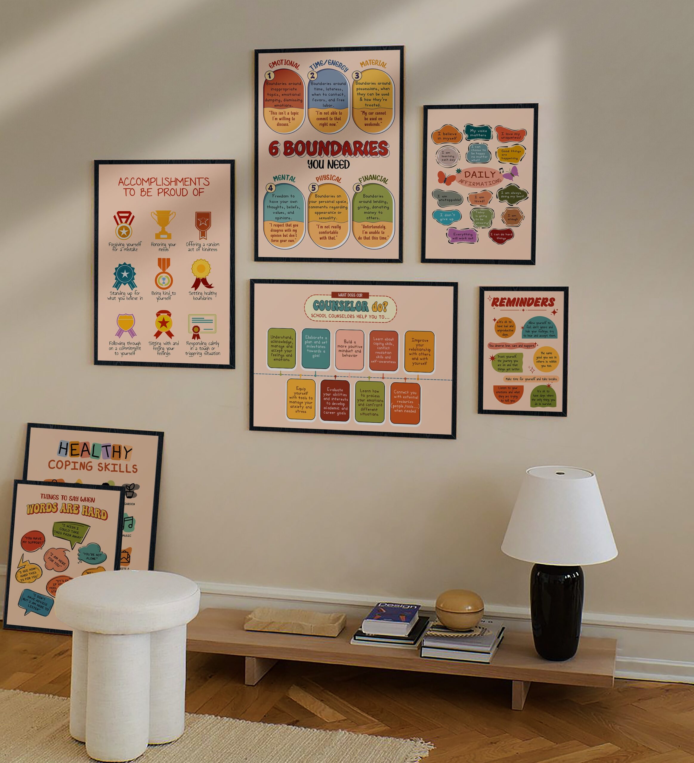 6 Boundaries You Need Mental Health Printable - Image 6