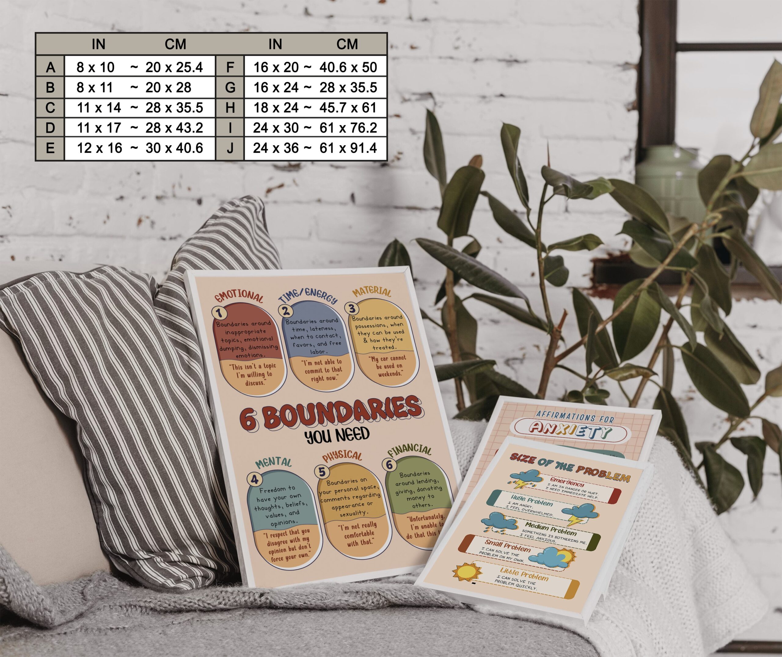 6 Boundaries You Need Mental Health Printable - Image 7