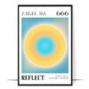 666 Reflect Angel Number Wall Art
