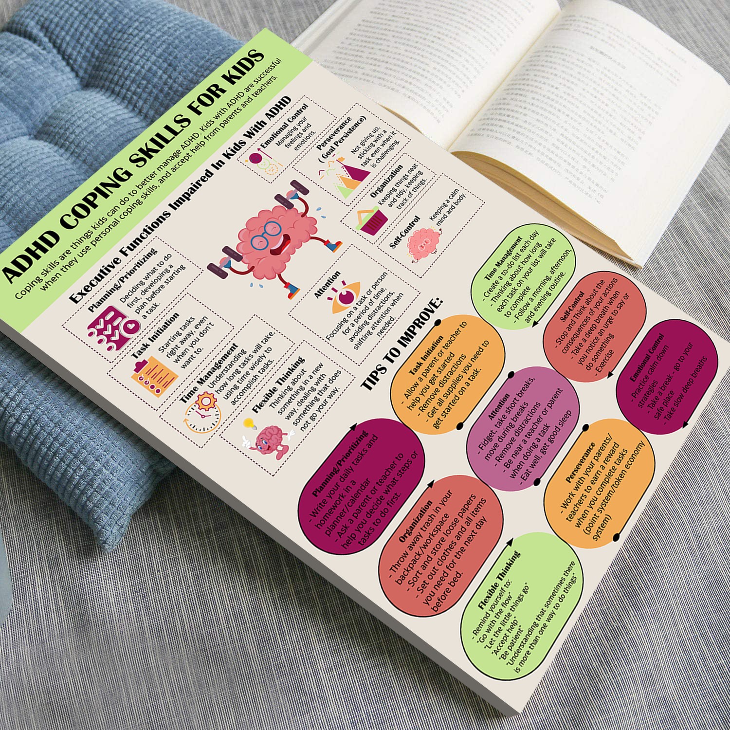 ADHD Coping Skills for Kids Therapy Printable - Image 5