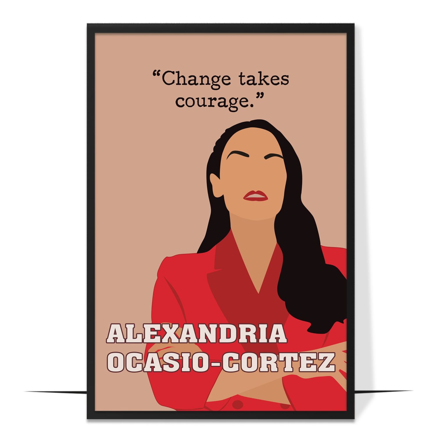 AOC Empowered Women Hand-drawn Wall Art