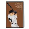 Aaron Judge Hand-drawn Baseball Wall Art