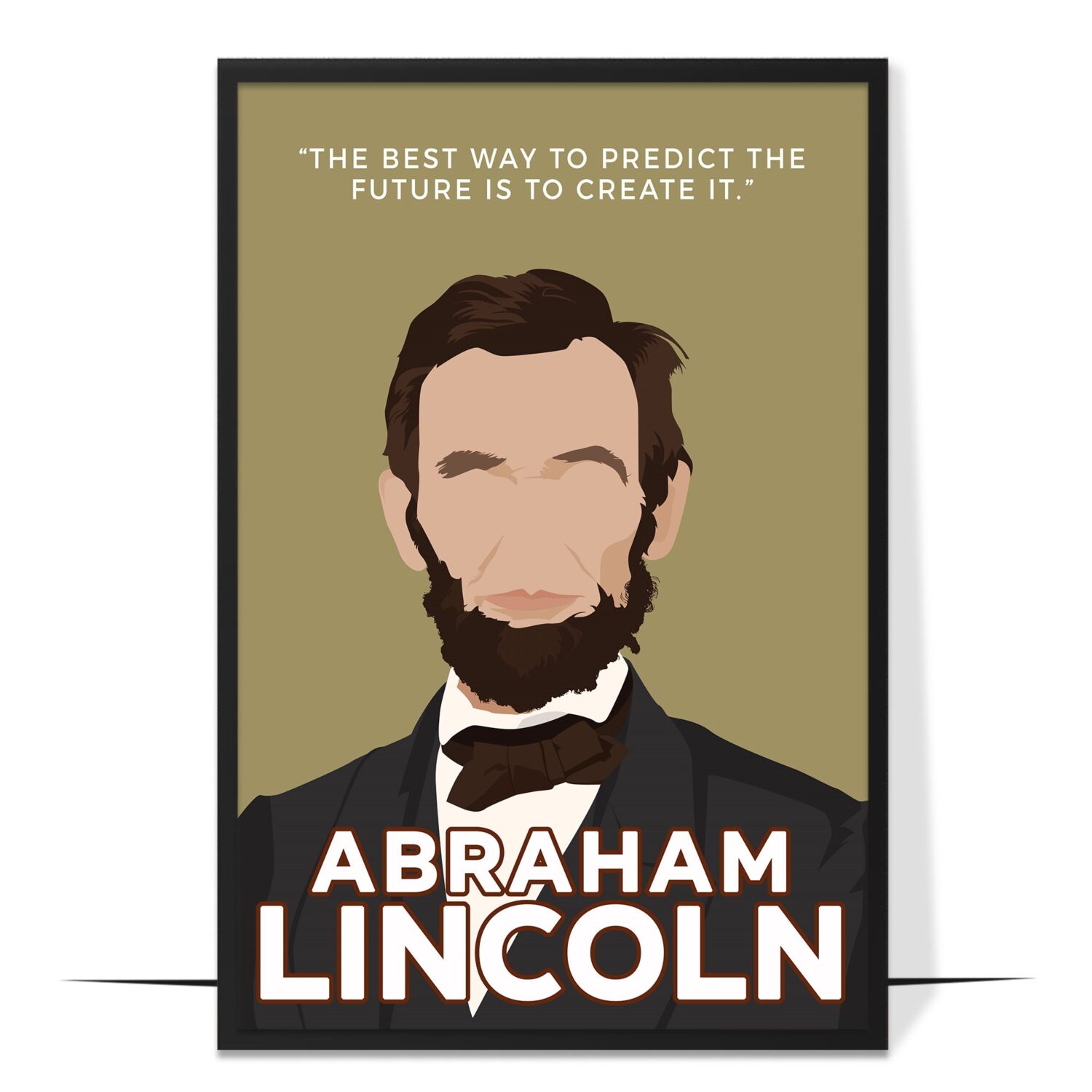 Abraham Lincoln Hand-drawn Wall Art