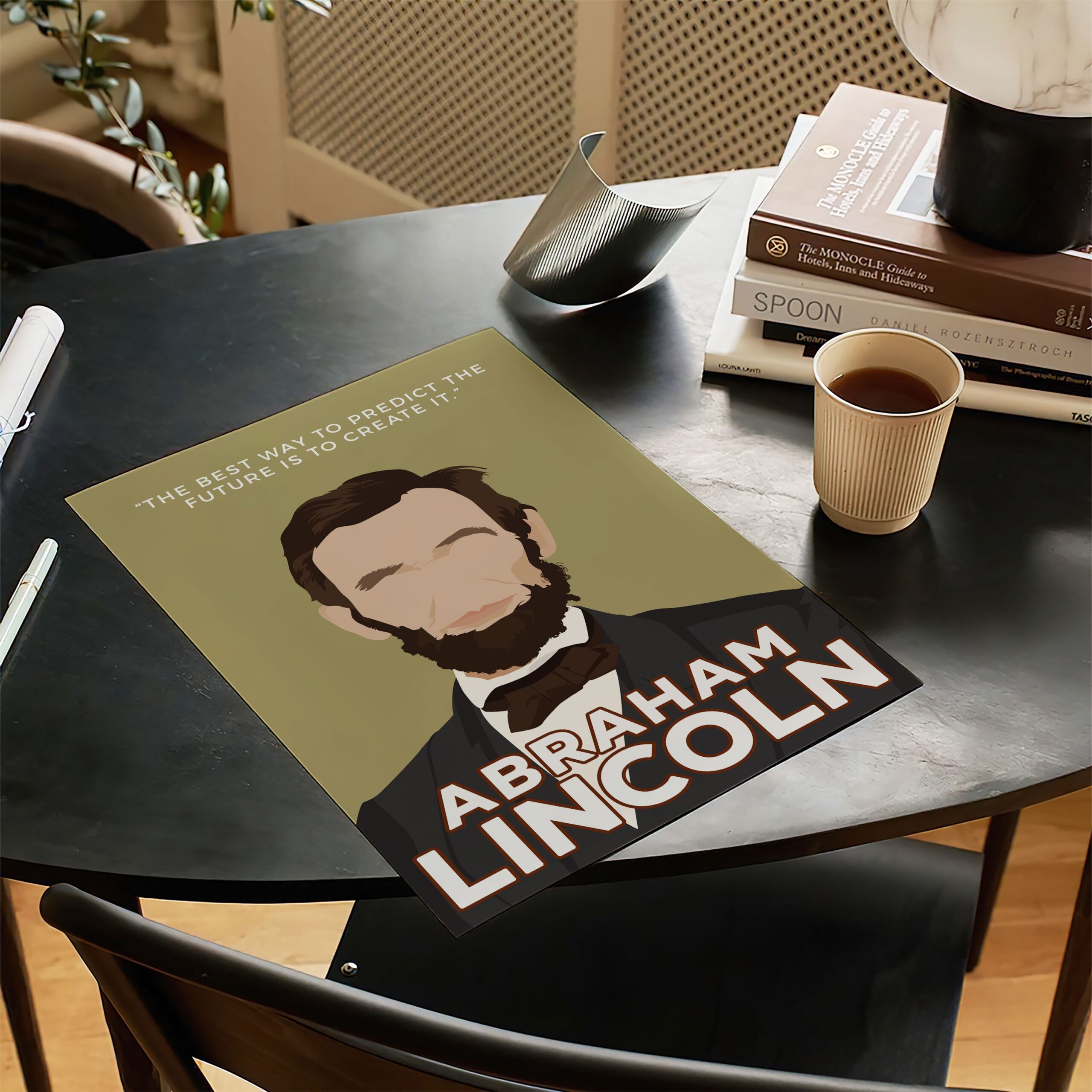 Abraham Lincoln Motivational Quote Wall Art - Image 2